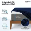 Komfortec 2er Pack Jersey Spannbettlaken 90x200 cm, 100% Produktbild-Vorschau 2