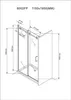 BuyLando Viktoria 115x195 cm Nischendusche mit Schiebetür - Produktbild-Vorschau 4