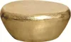 Table basse 75 cm dorée, design moderne, pour salon - Voir les images du produit 1
