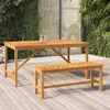 vidaXL Zahradní lavice 110 cm z masivního dřeva akácie Náhled obrázku produktu 2