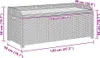 vidaXL Lavica s úložným priestorom 120 cm Poly Rattan Black Náhľad obrázku produktu 6