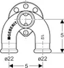 Geberit Mapress Kupfer Doppelanschlusswinkel 90°, 22mm x Produktbild-Vorschau 5