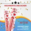 Konfettikanone Party Popper Rote Herzen - 1 Stück Produktbild-Vorschau 8