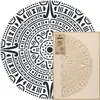 Wiederverwendbare Kunststoff Schablone // MANDALA AZTECA L Produktbild-Vorschau 1