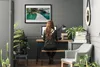 Bild 70x50 MDF-Rahmen Wandkunst Architektur Bridge Lake Produktbild-Vorschau 3