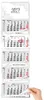 5 Monatskalender 2027 Block XL 33x115 cm Motivation Produktbild-Vorschau 1