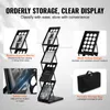 SucceBuy 4-Tier Foldable Magazine Display Rack, Portable Produktbild-Vorschau 4