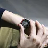Pánské digitální hodinky z nerezové oceli v retro designu s Náhled obrázku produktu 3