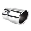 A shiny chrome exhaust tip is shown against a white background. Produktbild-Vorschau