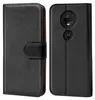 A black flip case for a Motorola phone, shown from the front and back. Náhľad obrázku produktu