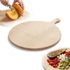 Schneidebrett rund mit Griff 40 cm Buche zum Schneiden Produktbild-Vorschau 1