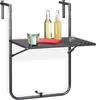 Tavolino da balcone pieghevole Relaxdays, regolabile in 3 Anteprima dell’immagine prodotto 1