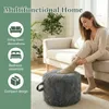 Pouf Sitzhocker Weich Runder Sitzpouf, Pouf Hocker, Couch Produktbild-Vorschau 11