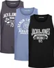 3er-Pack Tank Tops Jack & Jones Herren Shirts, 051-Havka-TT Produktbild-Vorschau 1