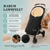Hofbrucker Lammfell-Fußsack Eskimo für Babyschale, Produktbild-Vorschau 7