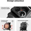 Wiltec Chauffage infrarouge Céramique 2kW 2000W Thermostat Voir les images du produit 5