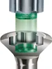 A cutaway view of a screw head and a tool, with green highlighting indicating a feature or process. Podgląd zdjęcia produktu
