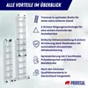 Stufen-Mehrzweckleiter 3-teilig mit nivello®-Traverse 3x6 Produktbild-Vorschau 6