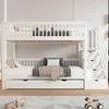 Letto a castello Sweiko con letto estraibile, lettino con Anteprima dell’immagine prodotto 2