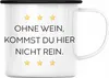 Trendation - Lustige Emaille Tasse mit Spruch für Frauen Produktbild-Vorschau 1