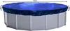 A round swimming pool with a blue cover. Podgląd zdjęcia produktu
