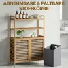 HOMCOM Koš na bielizeň s 2 priehradkami, každá s objemom Náhľad obrázku produktu 5