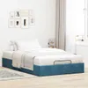 vidaXL Osmanská postel bez matrace tmavě modrá 120x190 cm Náhled obrázku produktu 3