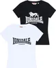 Lonsdale London T-Shirt Damen COMBE DOUBLE PACK schwarz S Produktbild-Vorschau 11