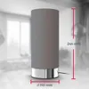 Lampe de table en tissu gris I fonction tactile I 3 fois Voir les images du produit 7