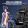 Portreen Gaming Stuhl,Bürostuhl Ergonomischer Gaming Sessel Produktbild-Vorschau 2