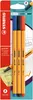 Fineliner - STABILO point 88 - balení 3 ks - červená, Náhled obrázku produktu 1