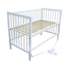 Kinderbett - Beistellbett - Babybett 120x60cm mit Gurt und Produktbild-Vorschau 4