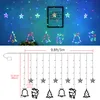 3m LED Weihnachten Stern Lichterkette Lichtervorhang Produktbild-Vorschau 4