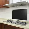 [neu.haus]® Sklenený kuchynský splashback 70x40cm Čierny Náhľad obrázku produktu 3