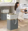 SONGMICS Wäschekorb, 2er Set, 110 L Wäschesammler ffaltbar, Produktbild-Vorschau 2