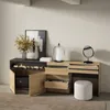 Sideboard, Kommode, 227x35x75 cm, Für Schlafzimmer, Zimmer, Produktbild-Vorschau 3