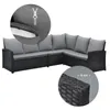 SVITA Monroe Garten-Lounge Set Polyrattan Lounge-Möbel Produktbild-Vorschau 5