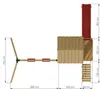 Dětské hřiště Cozy House Slide Swing VÝROBCE Náhled obrázku produktu 19