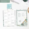 Family-Timer 2025 / 12 Monate / Minty Leaves / Häfft-Verlag Produktbild-Vorschau 6