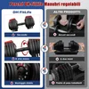 DH FitLife Manubrio Regolabile 3-24 kg con 12 Livelli di Anteprima dell’immagine prodotto 6