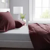 Bettwäsche Set Baumwolle Bordeaux Renforce 200x220 cm 100% Produktbild-Vorschau 3