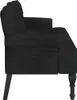 Side view of a black sofa. Náhľad obrázku produktu