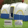 Outsunny Tunnelzelt Wetterfest Campingzelt für 4 Personen Produktbild-Vorschau 5