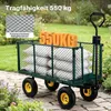 Přepravní vozík Wiltec do 550 kg s kovovými rošty, zahradní Náhled obrázku produktu 11