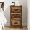 vidaXL Starý drevený nočný stolík 39 x 39 x 67,5 cm Náhľad obrázku produktu 4