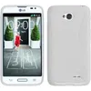 PhoneNatic Case kompatibel mit LG L70 - weiß Silikon Hülle Produktbild-Vorschau 1