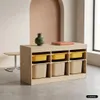 sweeek - Kinder-Aufbewahrungsmöbel mit Holzdekor und 6 Produktbild-Vorschau 4