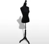 vidaXL Donna Busto Sarta Torso Vestito Manichino Nero Anteprima dell’immagine prodotto 12