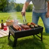 Draagbare houtskoolbarbecue opvouwbaar, compacte Productafbeelding-voorbeeld 6