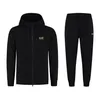 Emporio Armani EA7 Herren Trainingsanzug-Set Schwarz Produktbild-Vorschau 1